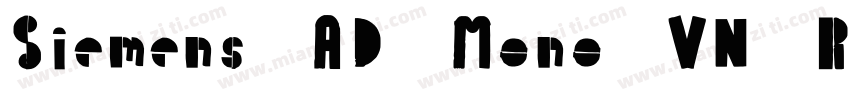 Siemens AD Mono VN R字体转换